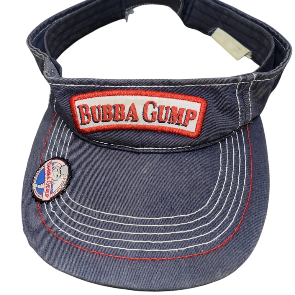 Bubba Gump Shrimp Co Visor Hat with attached Bottle Opener